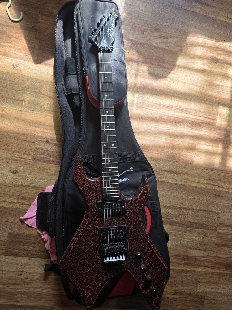 B.C. Rich Warlock Stranger Things "Eddie's" Guitar #256