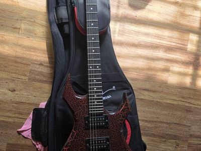 B.C. Rich Warlock Stranger Things "Eddie's" Guitar #256