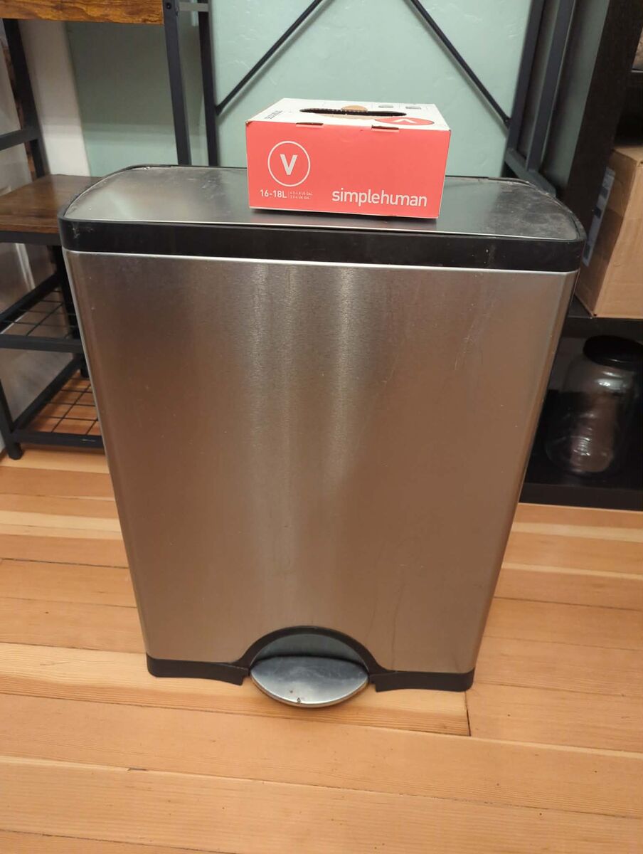 Simplehuman 46 Liter Dual Compartment Trash Can
