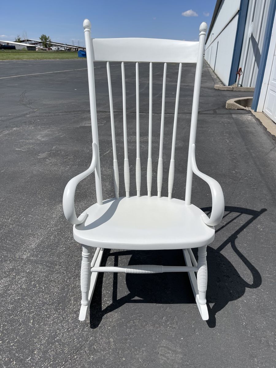 Antique Rocking Chair w/ back and seat cushions