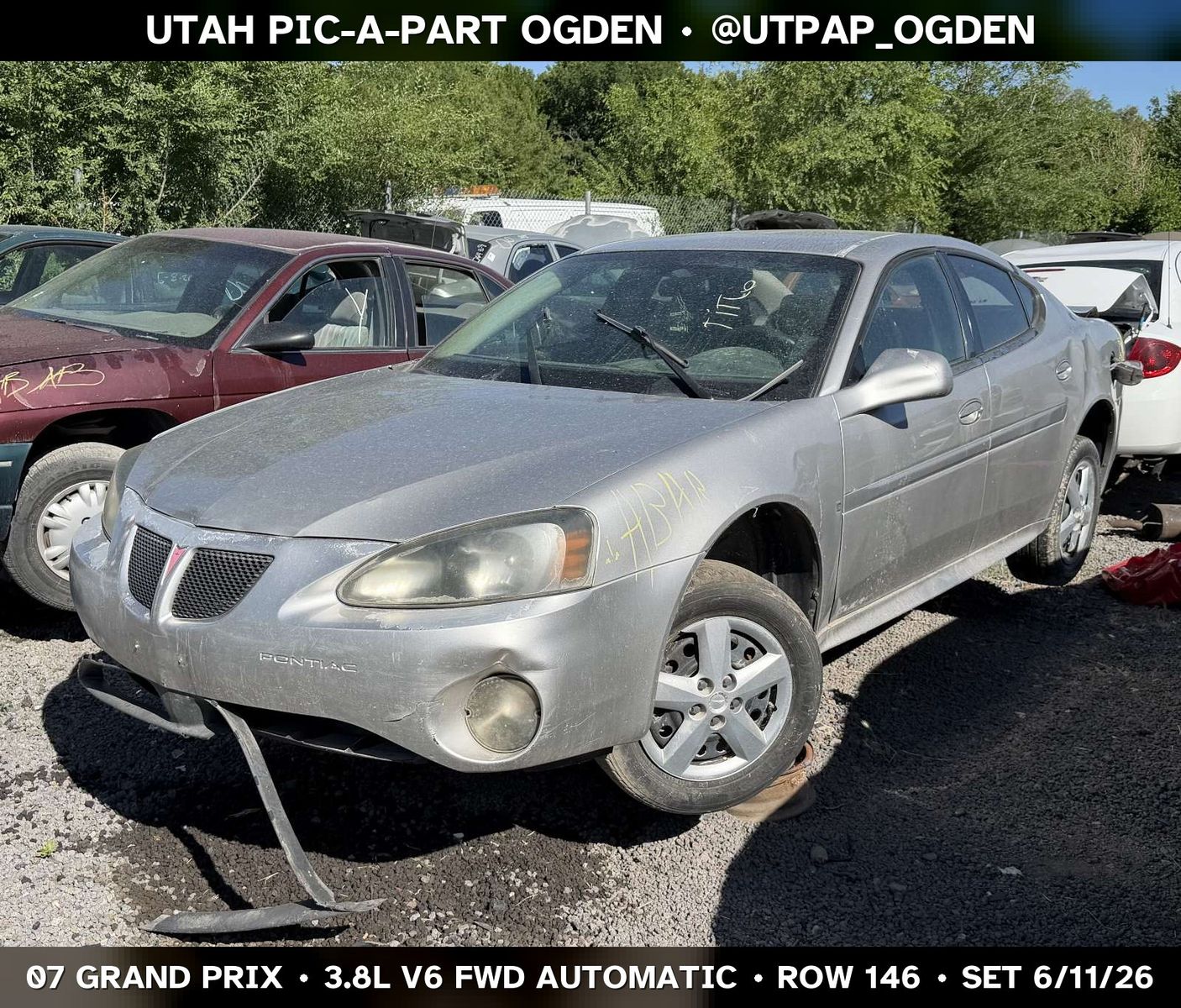 2007 Pontiac Grand Prix Parts - UTPAP Ogden