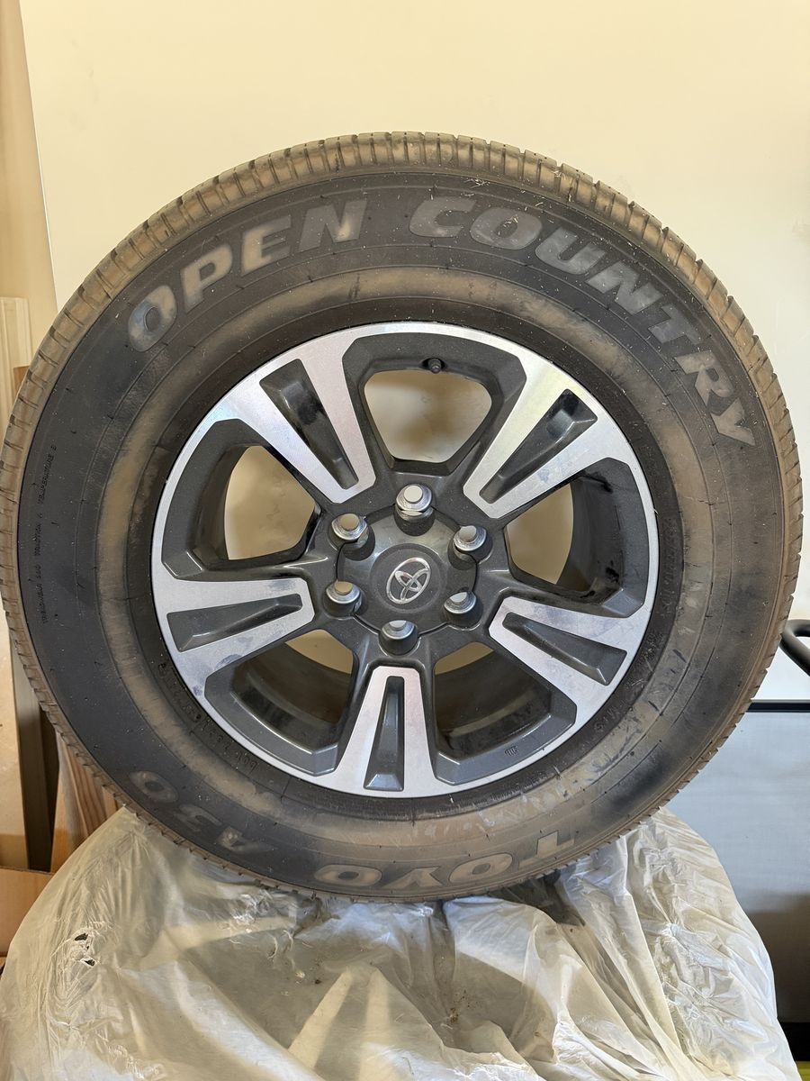 Toyota Factory Wheels with Toyo Open Country A30 Tires