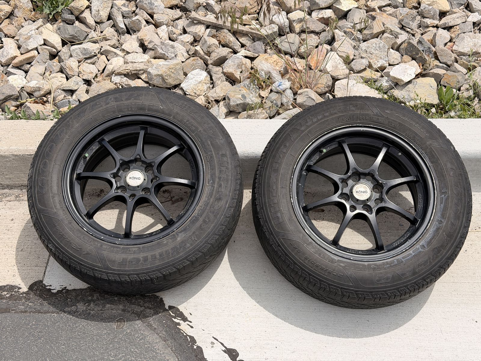 Single 15" König Ultralight Racing Wheel + Tire ($40) - Perfect Spare