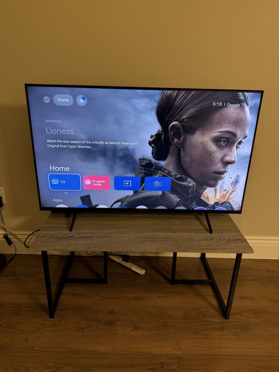 Sony Smart TV with Google TV and 4K 120Hz HDMI