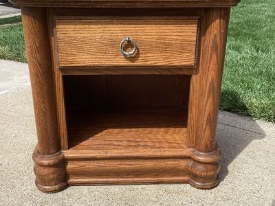 Oak End Table
