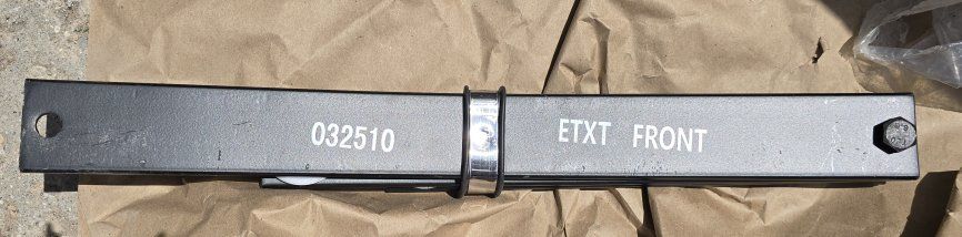 New Single replacement front leaf spring for an EZGO TXT golf cart