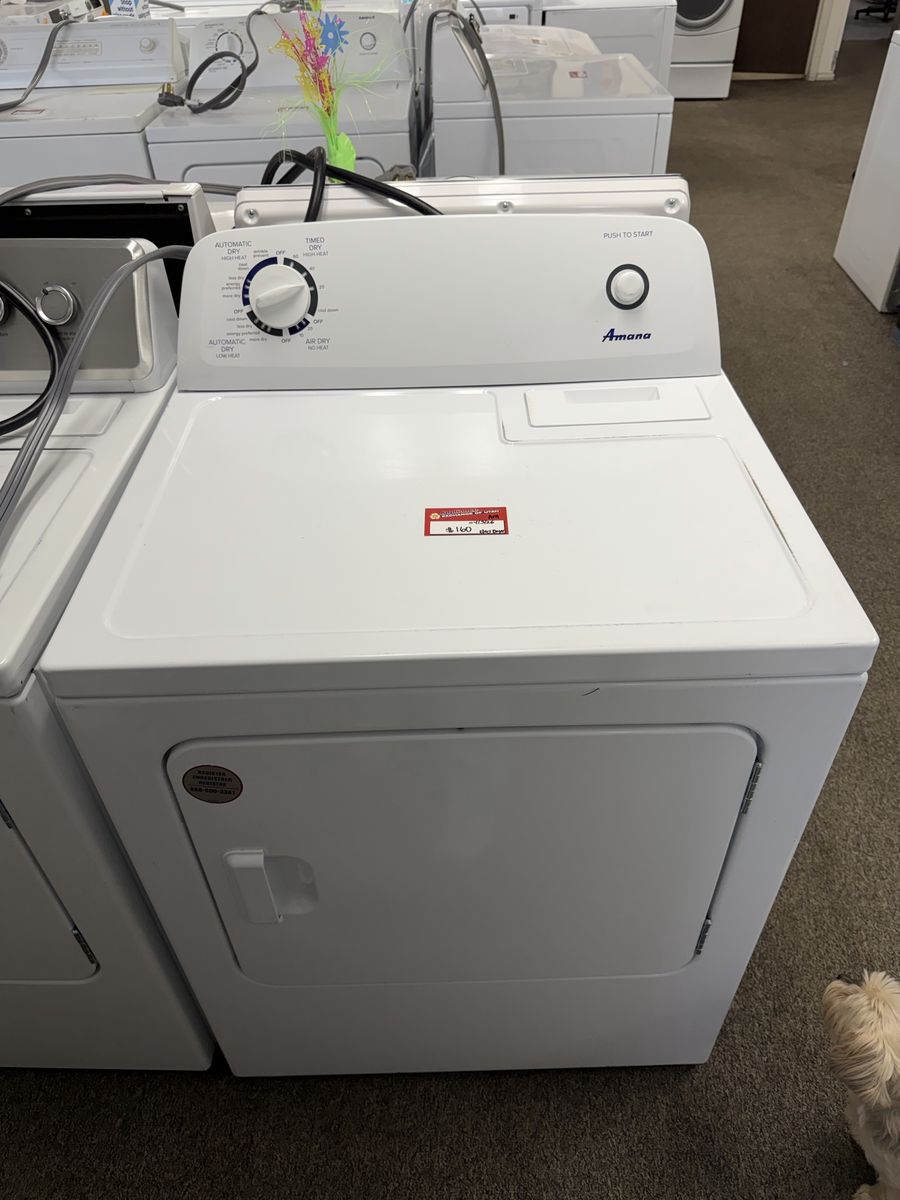 BIG SAVINGS! GOOD AMANA ELECTRIC DRYER W-WARRANTY