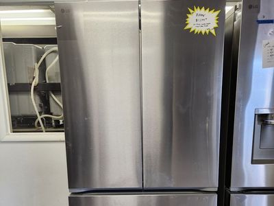LG 27cf French Door Refrigerator Stainless Steel Counter Depth - New