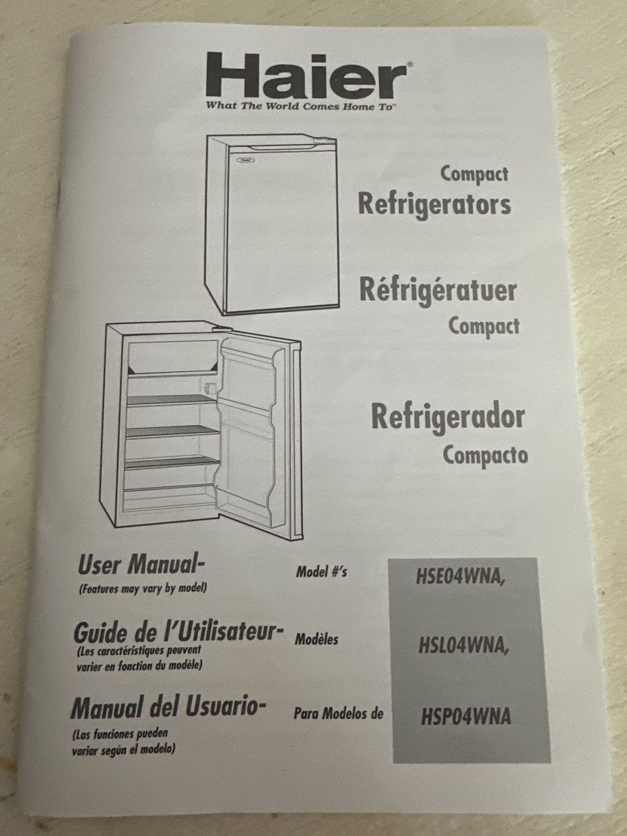 Haier 4.0 Cu. Ft. Compact Refrigerator with Freezer Compartment