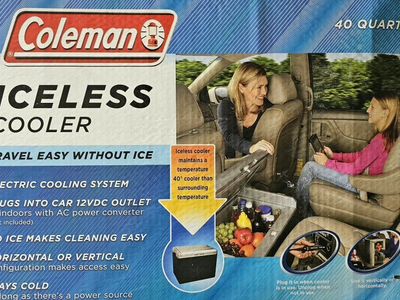 Iceless Cooler 40Quart Vertical or Horizontal Use