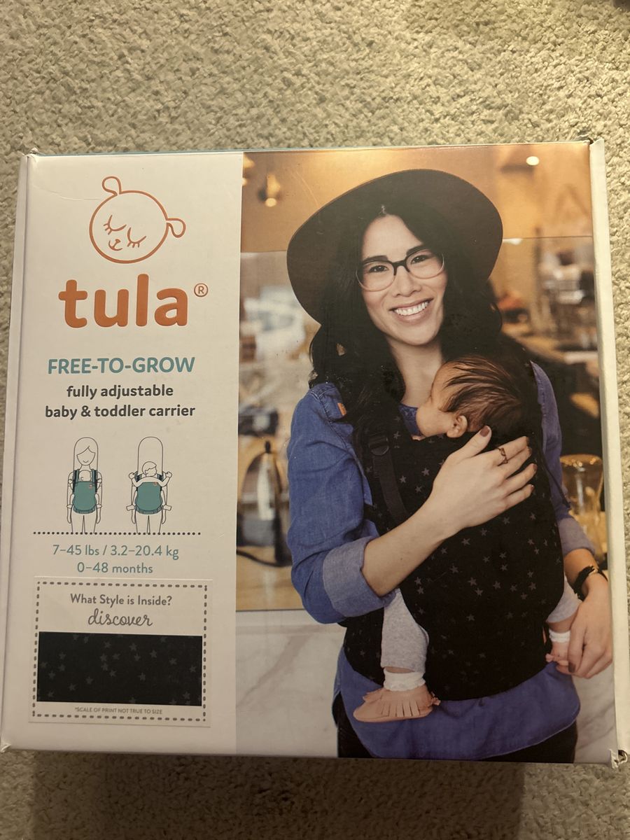 Tula Free-to-Grow Discover Ergonomic Baby & Toddler Carrier, 7-45 lbs, New w/ Tags