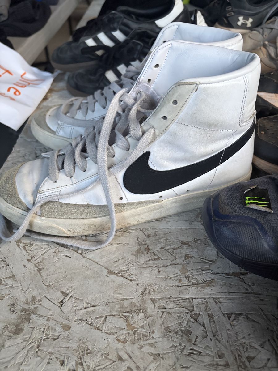 Nike Blazer Mid 77 Vintage White Black High Top Sneakers women’s  US 8.5 CZ1055-100