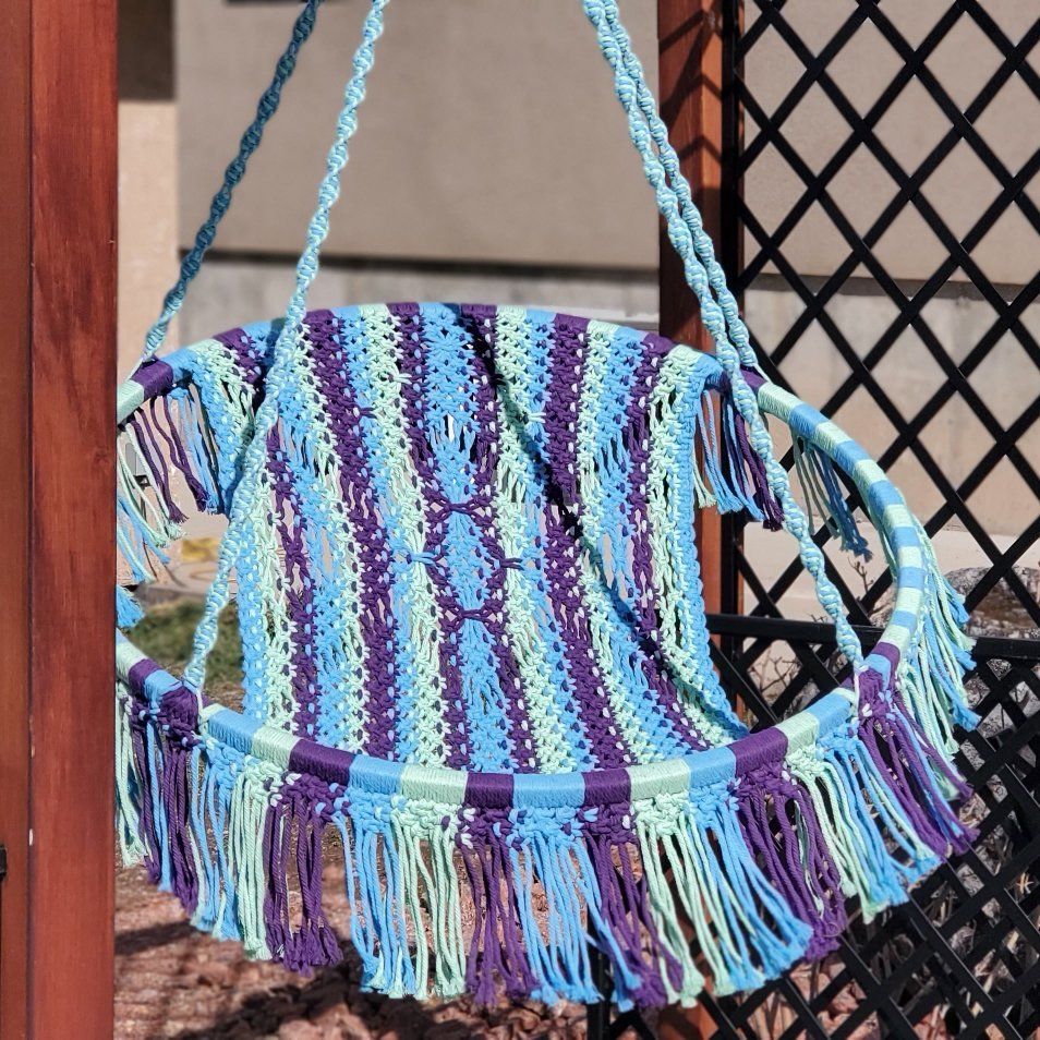 Handmade Macramé Hanging Chair