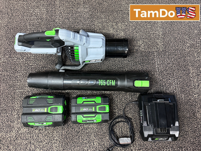 EGO Power+ LB7650 765 CFM 56V Cordless Leaf Blower (2) 5.0Ah Batteries & Charger
