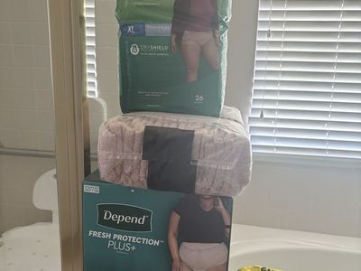 Women’s Depend pull ups - XL & XXL.