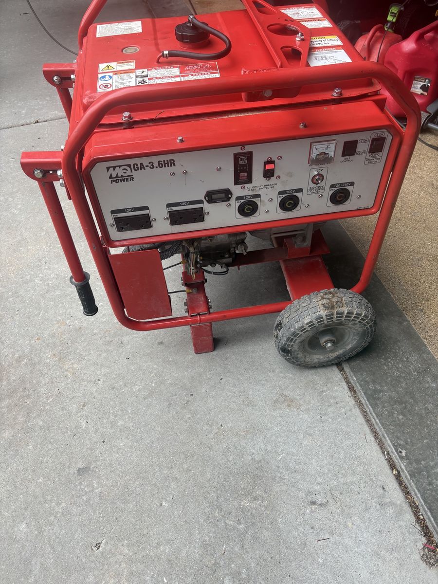 MQ Power GA-3.6HR Generator