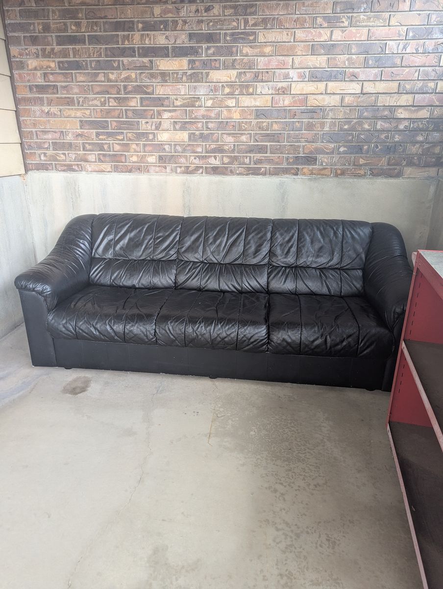 Leather Couch *read description*