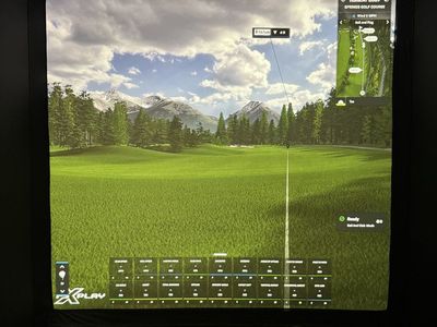 Golf simulator screen and enclosure