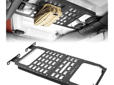 NEW Overhead MOLLE Panel Storage Rack for Jeep Wrangler JL & Gladiator JT 2018-2025