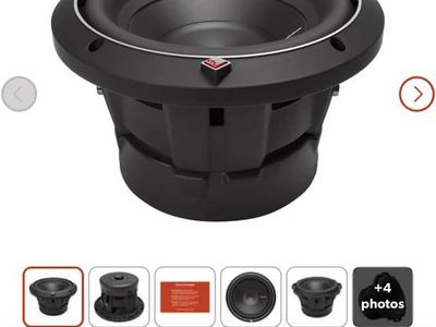 Rockford fosgate 8" subwoofer with vented box