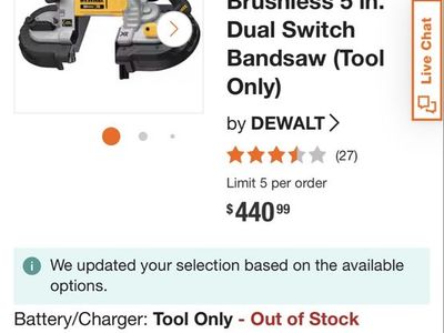 Dewalt 20v Deep Cut Porta Band