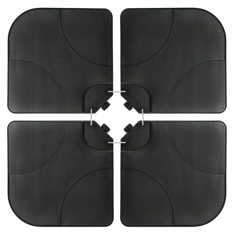 ZENSTYLE Patio Umbrella Base 4 Pieces Filled Umbre