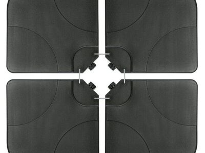 ZENSTYLE Patio Umbrella Base 4 Pieces Filled Umbre