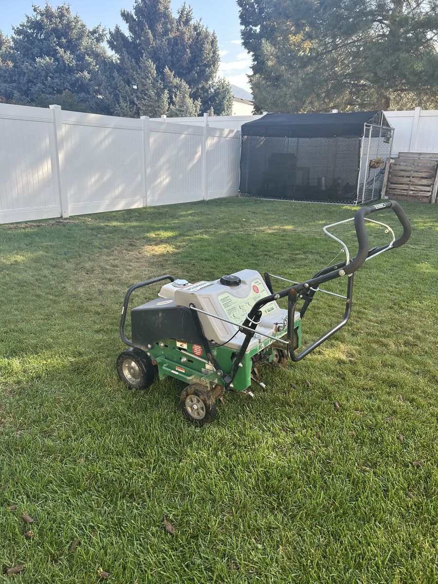CNC Lawn Specialties Lawn Aerating and Power Raking