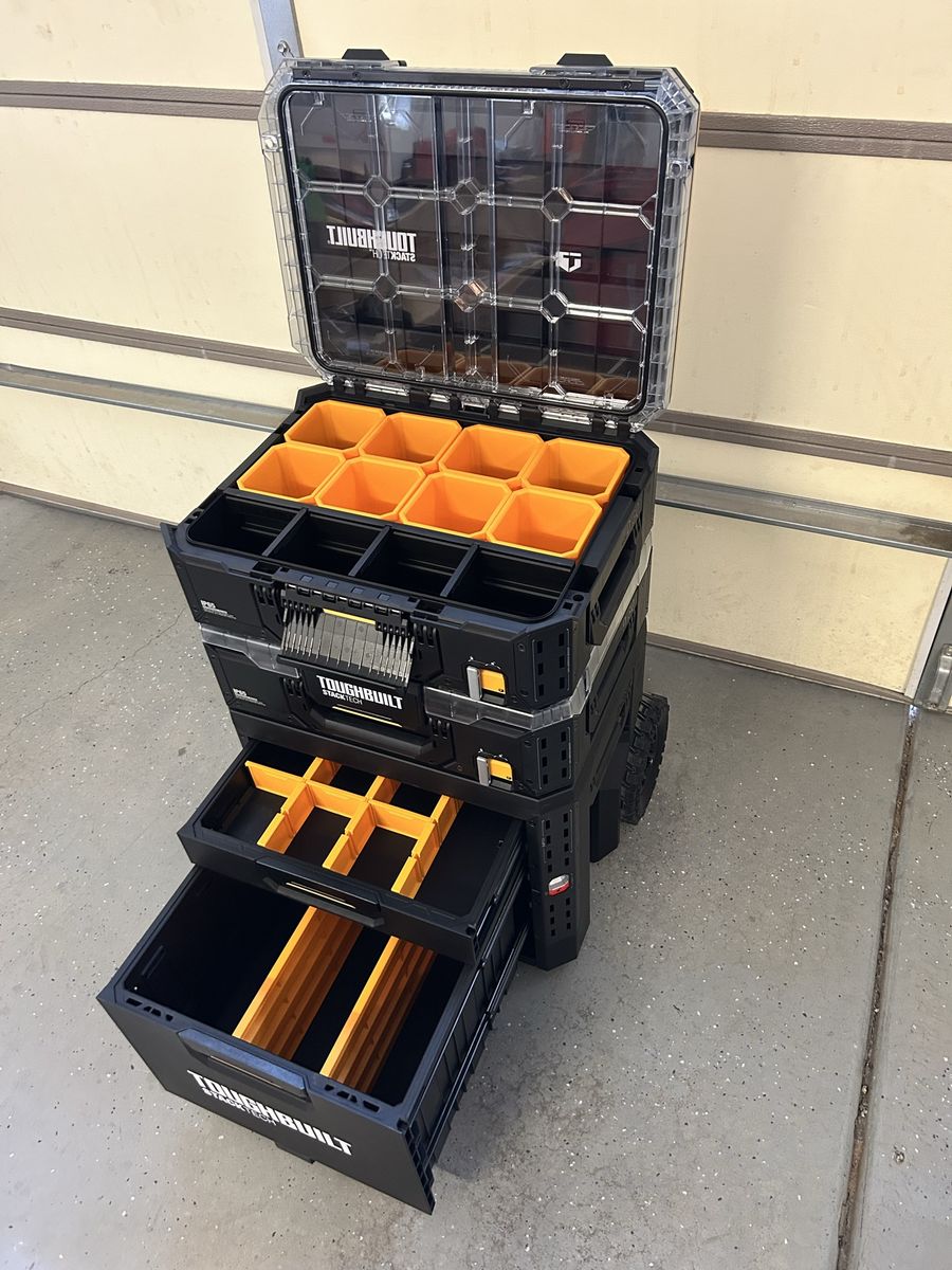Toughbuilt Stacktech Tool Box Milwaukee Packout