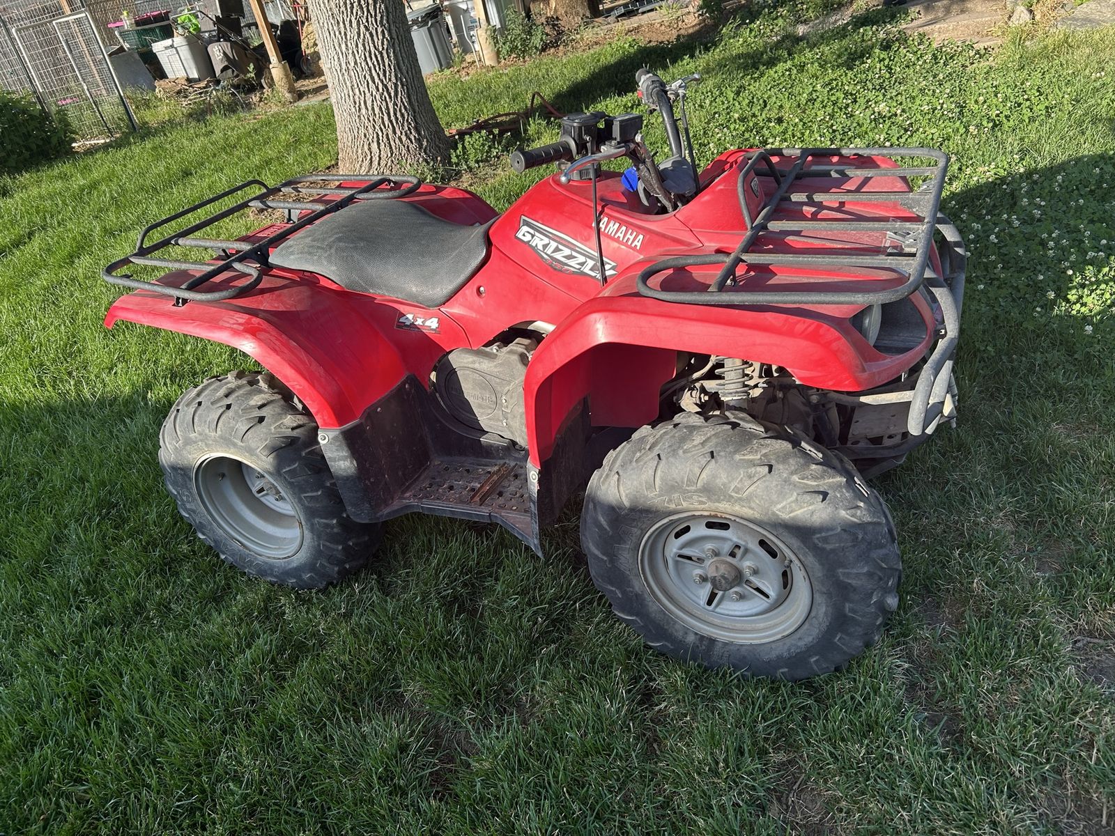 2008 Yamaha Grizzly 350 4 x4 with trailer