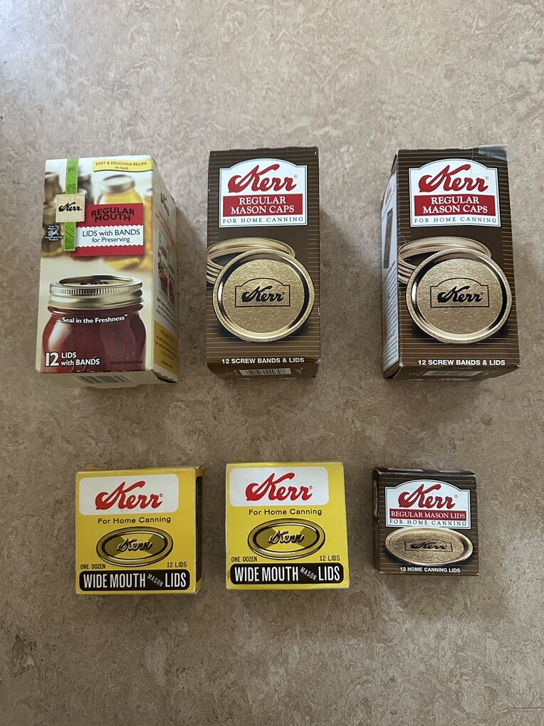 New Canning Jar & Lids