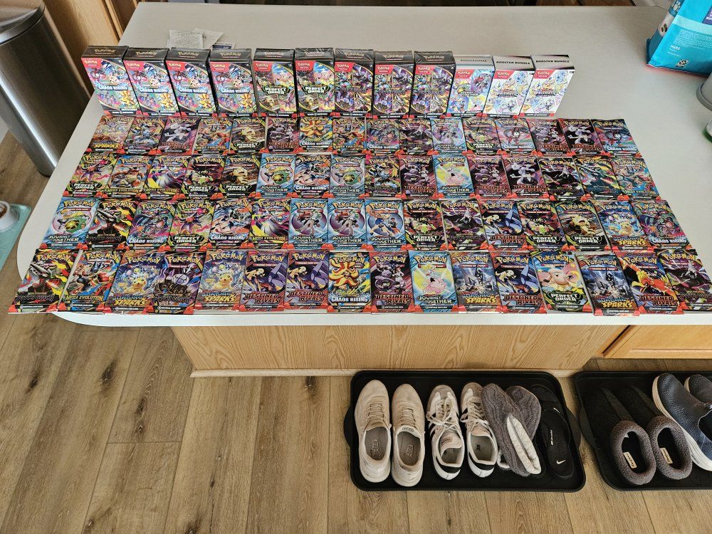 Pokemon TCG Booster Boxes and Packs Lot