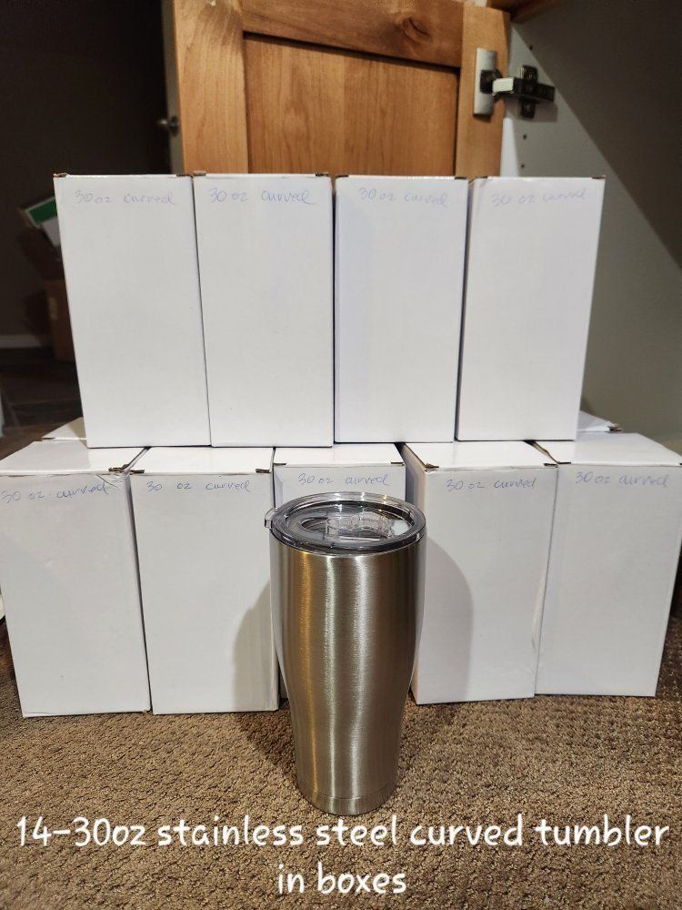 43Hogg Stainless Steel Tumblers Assorted Sizes Styles and Boxes Lot