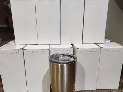 43Hogg Stainless Steel Tumblers Assorted Sizes Styles and Boxes Lot