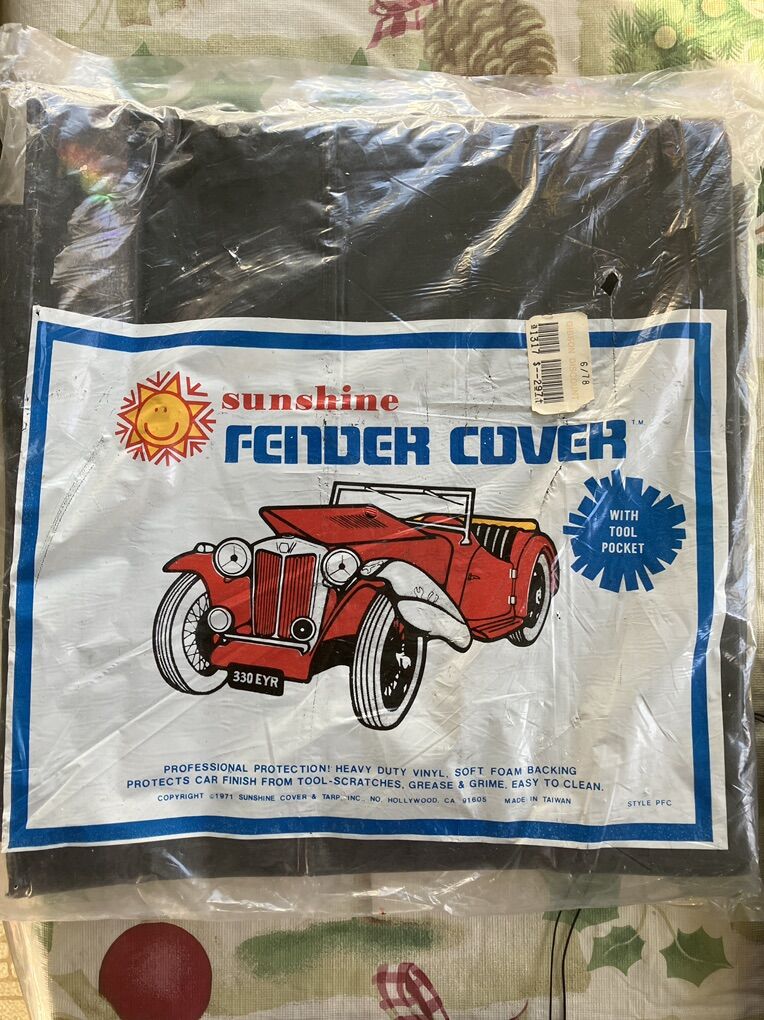 New Heavy Duty Vinyl Fender Cover