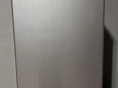Magic Chef Compact Refrigerator Stainless Steel Finish Used Good Condition