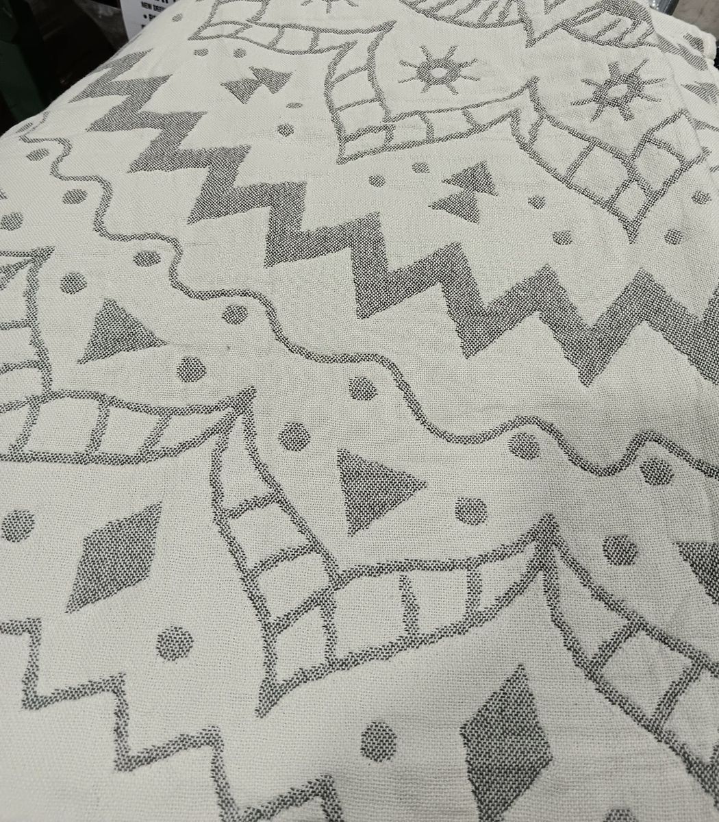 Boho Throw Blanket for Bed 100% Cotton Ultra Soft Rustic Quilt Spring Blanket Geometric Mandela Printed Farmhouse Decor Bed Blan