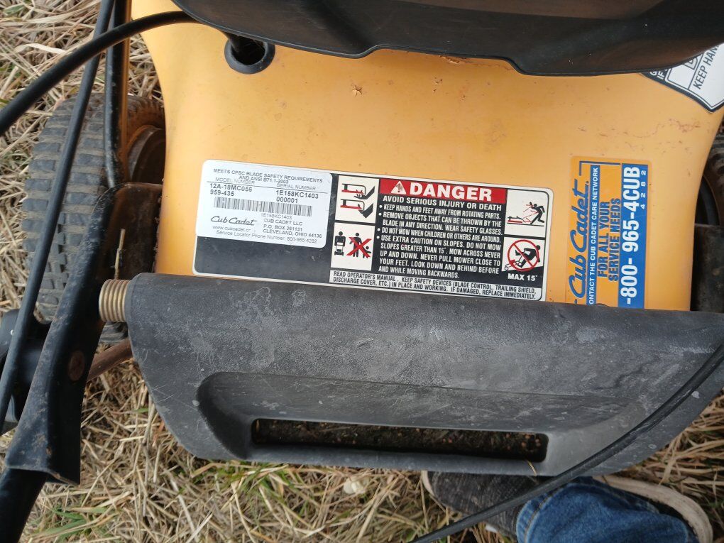 cub cadet mower