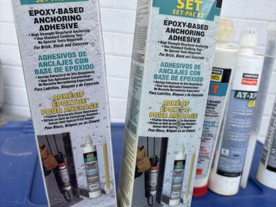 Simpson Strong-Tie SET-XP & AT-XP Anchoring Adhesives - Epoxy & Acrylic Based for Concrete/Brick