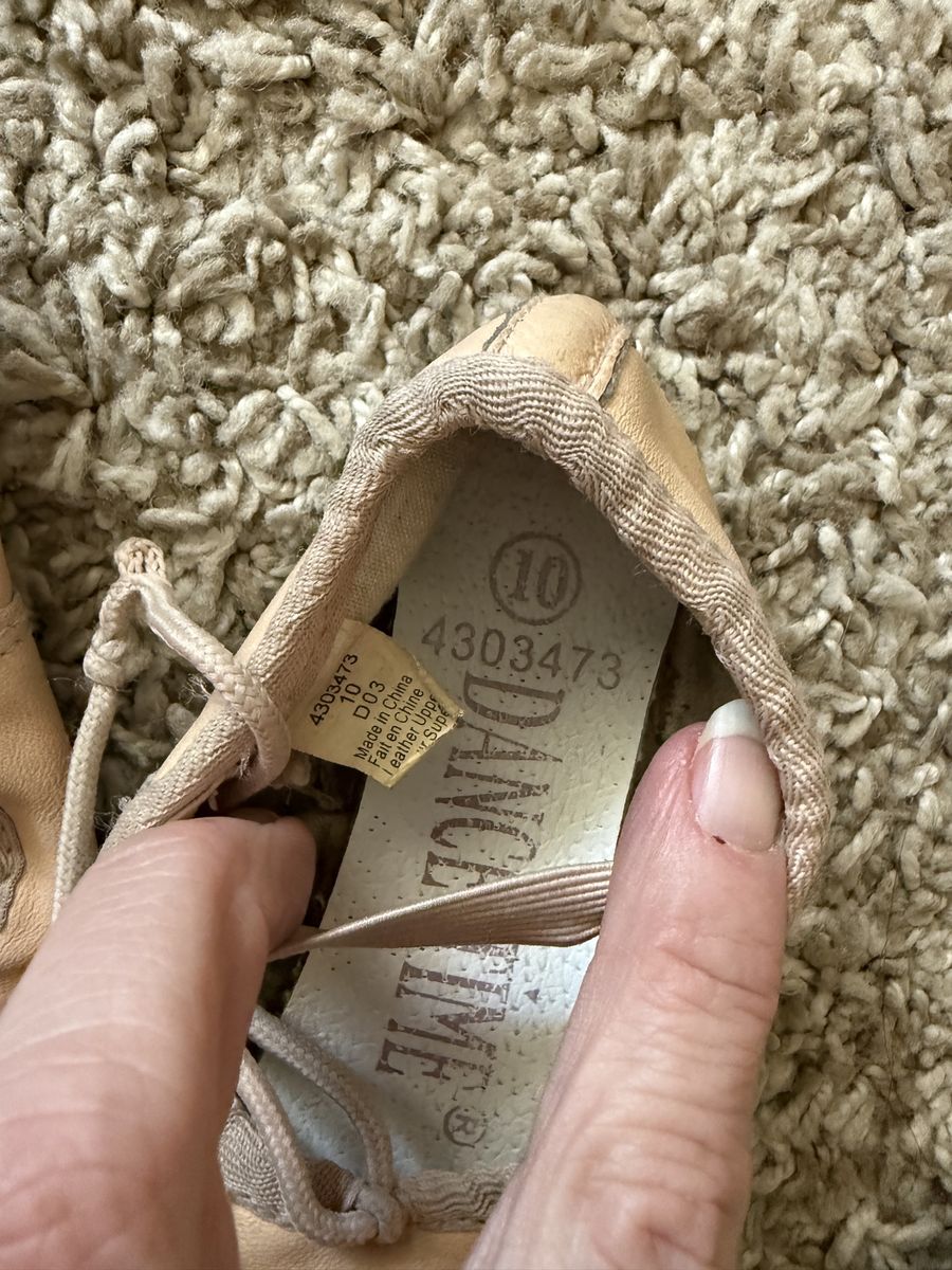 Ballet shoes slippers size 10