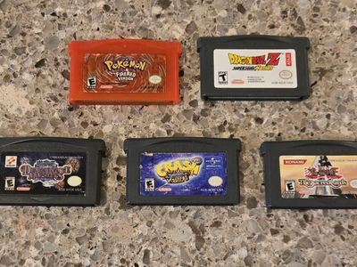 Nintendo Gameboy advance game bundle including PokeMon FireRed! Trades considered!