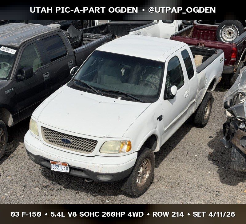 2003 Ford F-150 Parts - UTPAP Ogden
