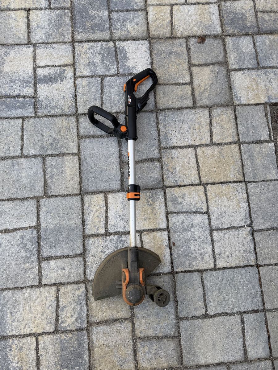 Worx brand trimmer and blower