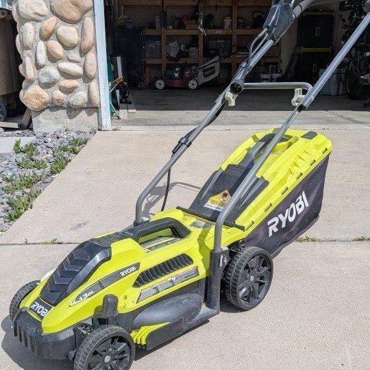 Ryobi 13in corded electric mower