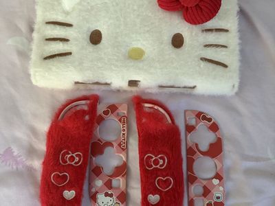 Hello Kitty Nintendo Switch 2 Fluffy Plush Case Set with Stand