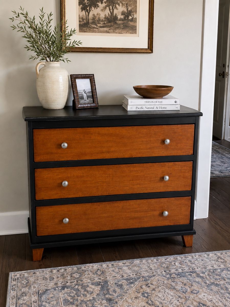 Ethan Allen 3-Drawer Dresser / Accent Chest – Two-Tone Refinish