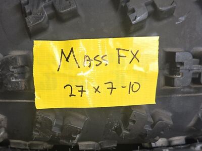 MASSFX 27x7-10 Front Tires (2) for ATV