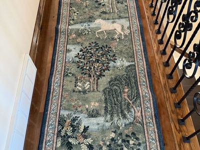Long Ruggable brand runner rug 83 1/2 L by 31” W