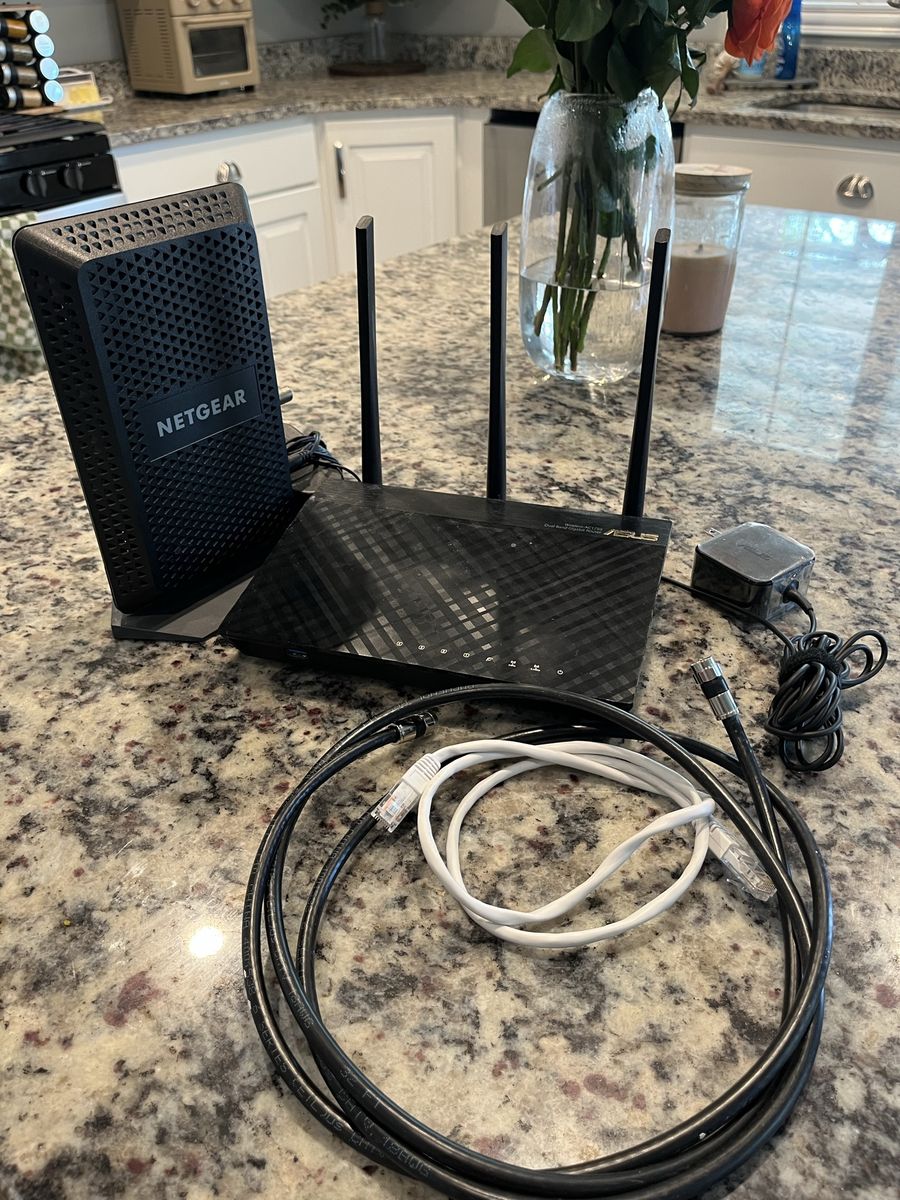 Asus Router and Netgear Modem