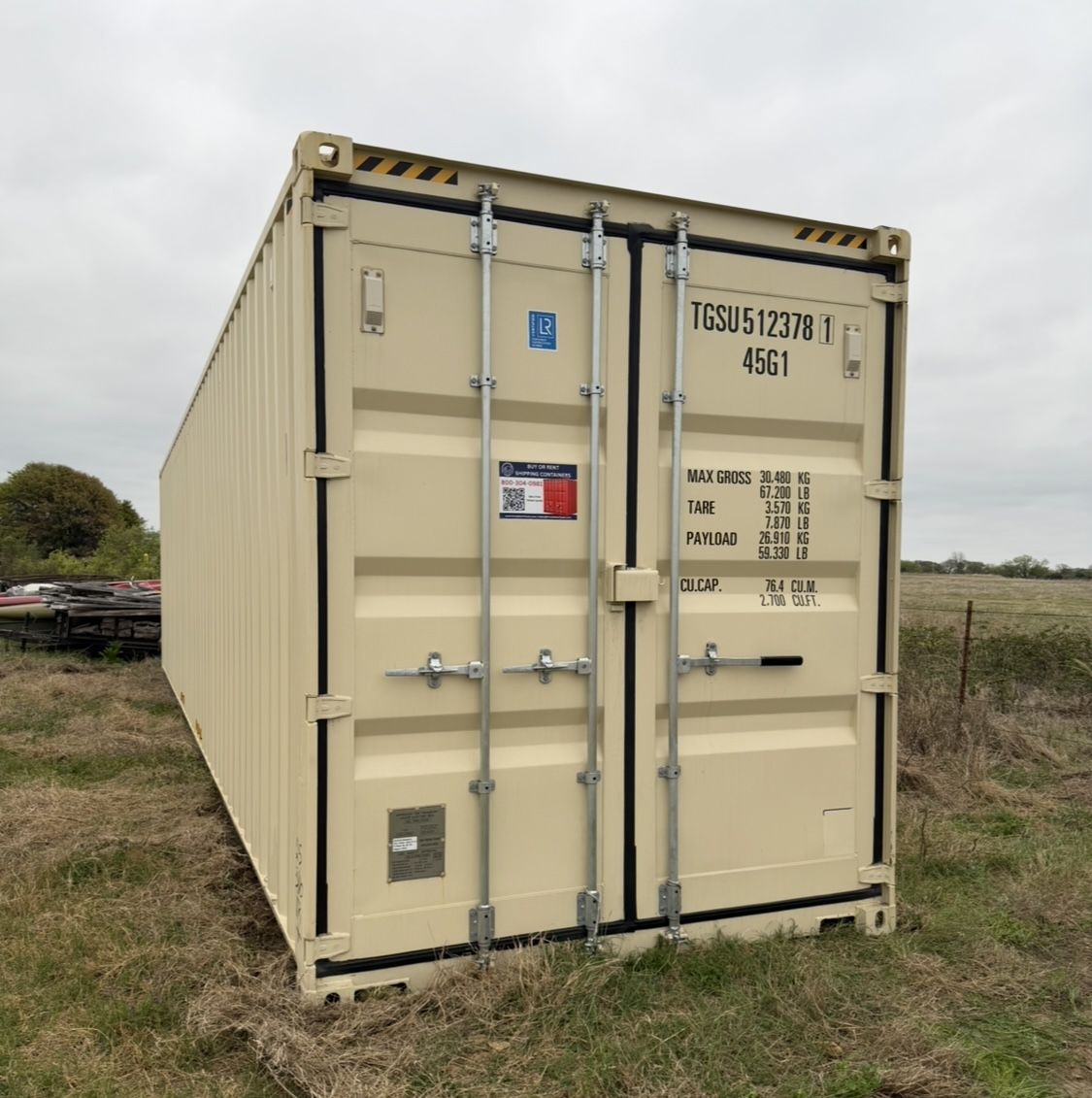 Pay On Delivery Containers